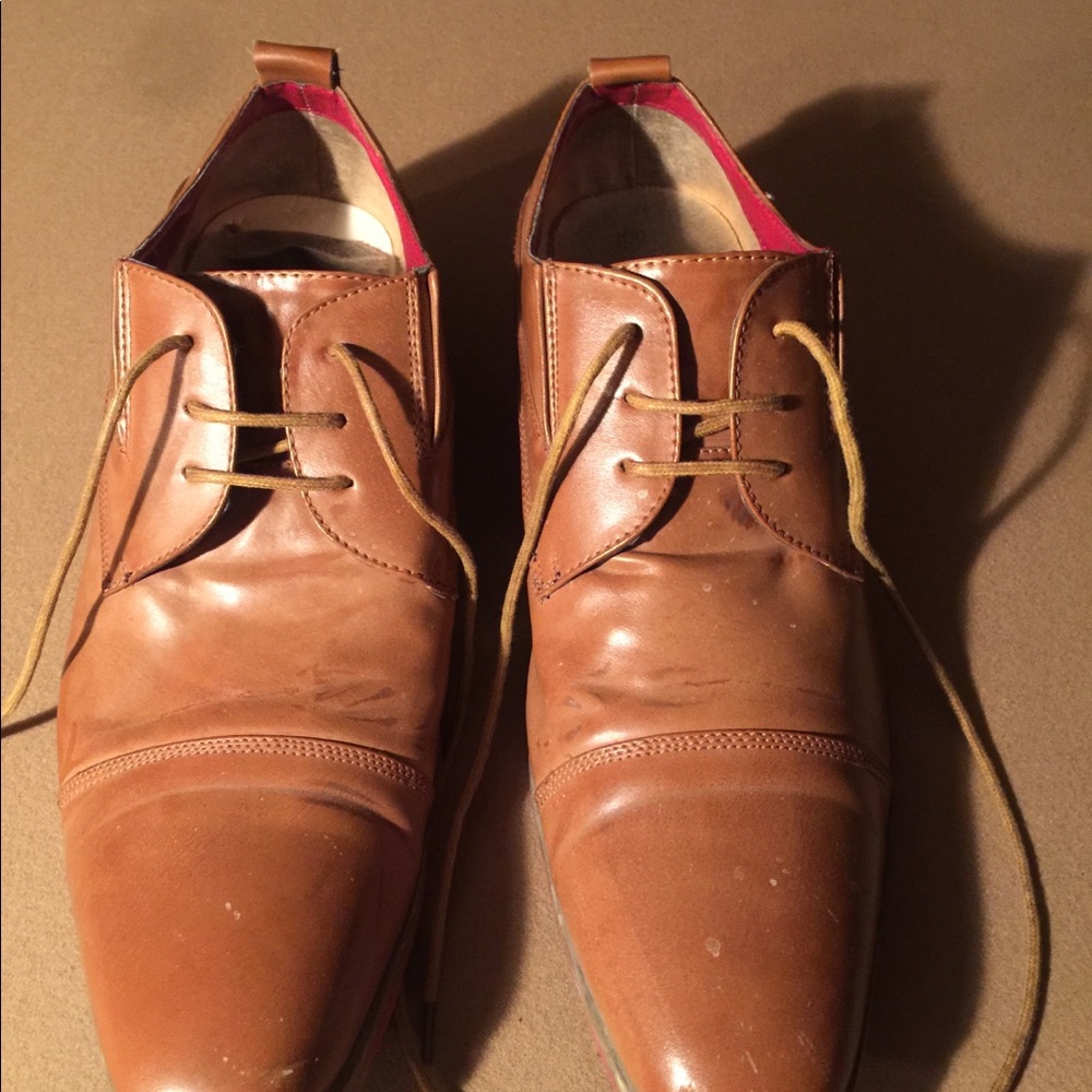 Men’s Madden red bottom leather upper sz 13 shoes